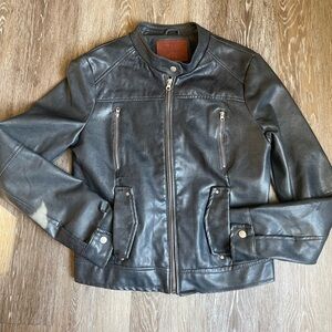 Miss London Faux Leather Jacket